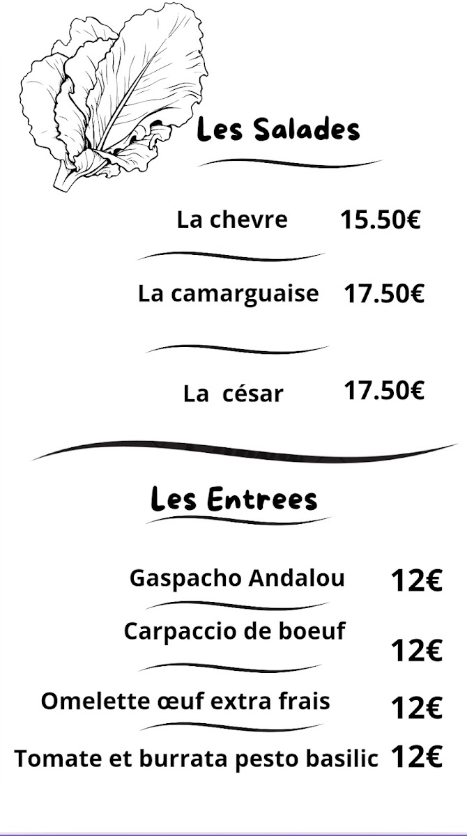 Menu Brasserie Des Arènes-2